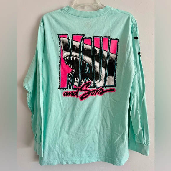 Maui and Sons Mint Green Long Sleeve Tee - Picture 3 of 4